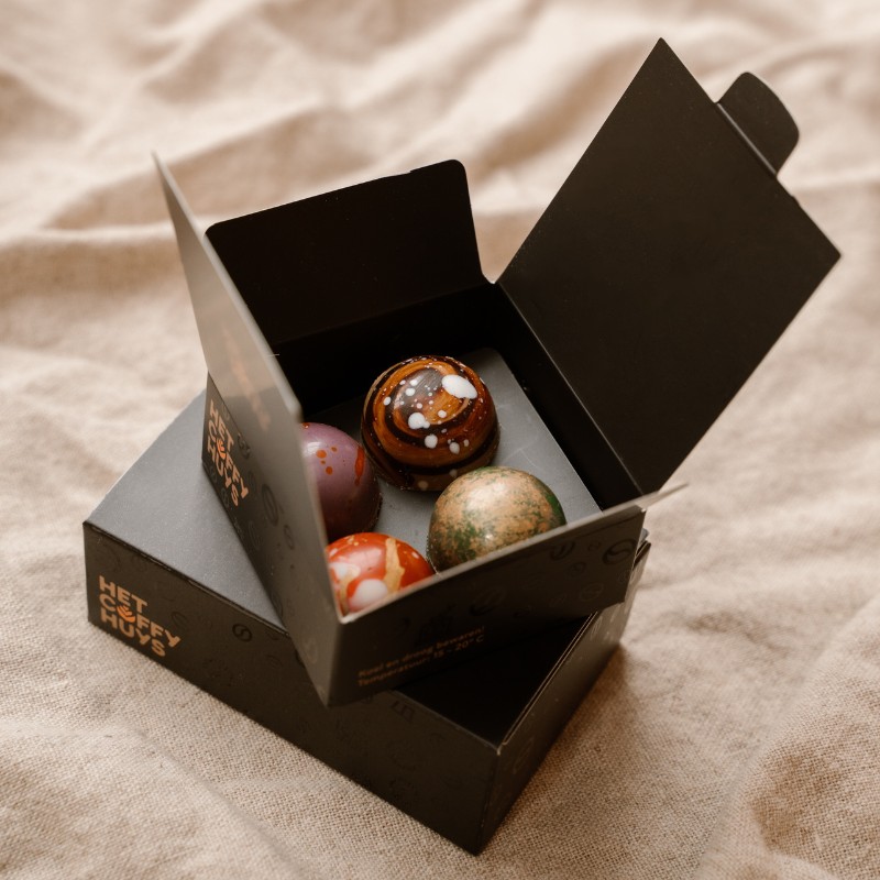 bonbons 4 stuks verpakt cadeau