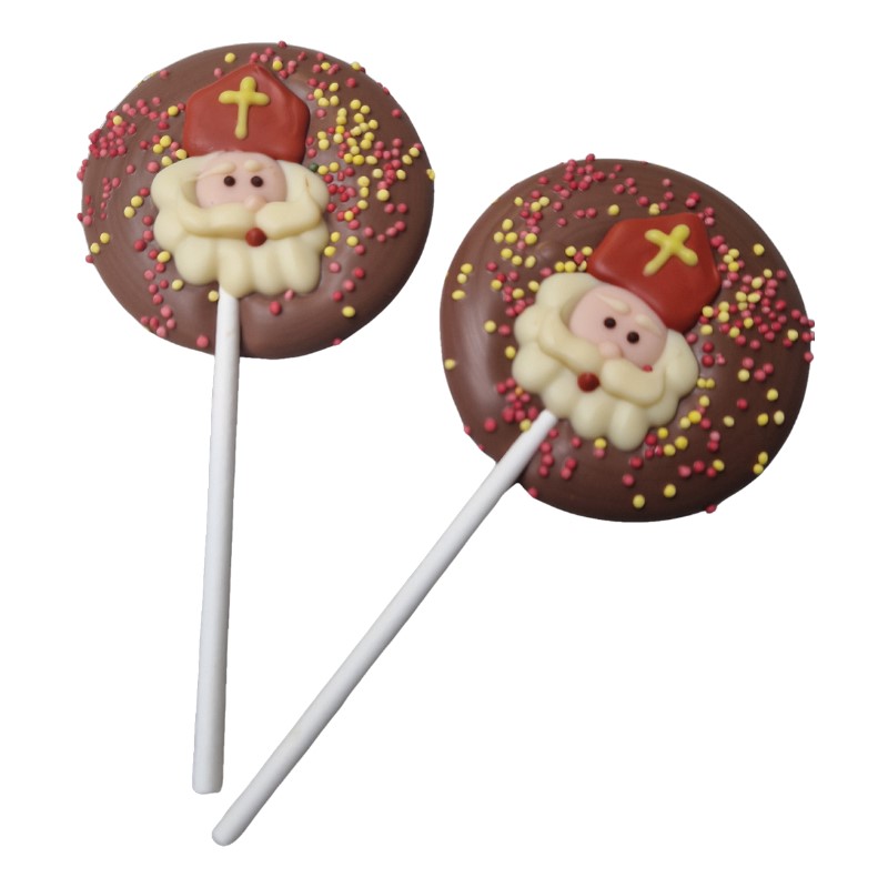 Sinterklaas chocolade lolly